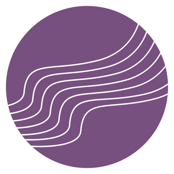 Waves Icon - Purple